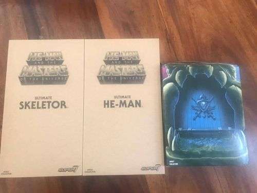 He-Man, Skeletor, TrapJaw Club Grayskull MOTUC