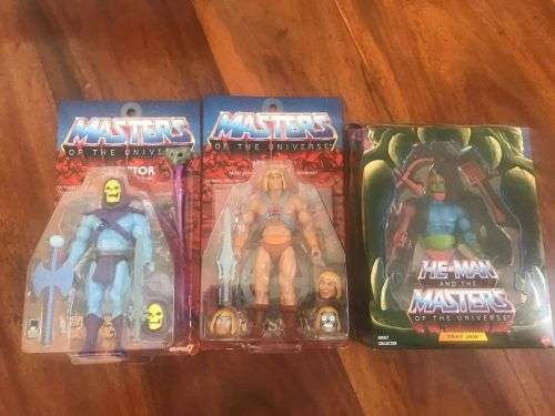 He-Man, Skeletor, TrapJaw Club Grayskull MOTUC
