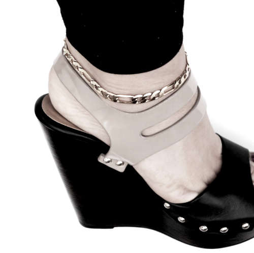 6mm Figaro Link - 316L Solid Stainless Steel Ankle Chain - Hypoallergenic - Never Tarnish - 28cm