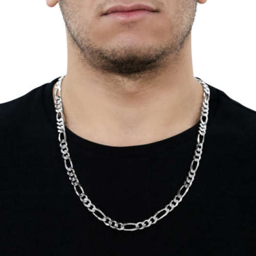 SAVE R400!! Mens Figaro SET Stainless Steel Chain and Bracelet