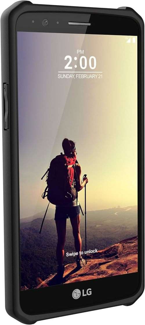 CLEARANCE SALE! UAG LG Stylo 3/Stylus 3 Outback Rugged Military Drop Tested Case - Black