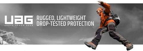 CLEARANCE SALE! UAG LG Stylo 3/Stylus 3 Outback Rugged Military Drop Tested Case - Black