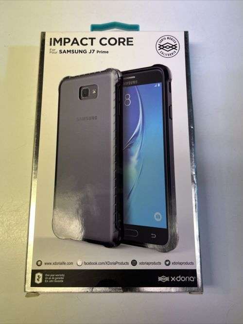 CLEARANCE SALE!  x-doria Impact Core Cover - Drop Tested -  Samsung Galaxy J7 Prime - Black