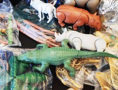 Collectable Playmobil African Safari  with animals trees and scenes to build