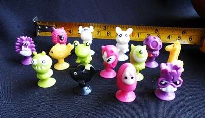 Fourteen different  Collectable Stikeez Figures