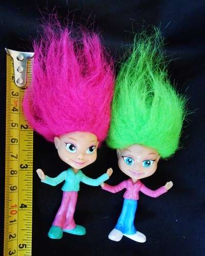 Troll dolls made for Mcdonalds toys