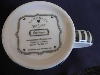 very popular collectable mug by santoro s gorjuss the foxes