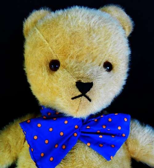 large Collectable vintage Ark mohair teddy bear 61 cm