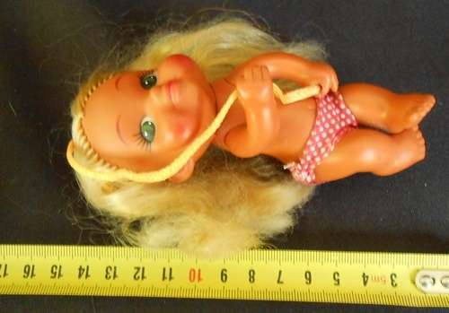 vintage collectable IMPCO Sun Bunnies doll  sassy doll or hula doll in red bikini 1960 1970 s