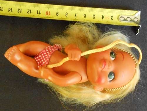 vintage collectable IMPCO Sun Bunnies doll  sassy doll or hula doll in red bikini 1960 1970 s