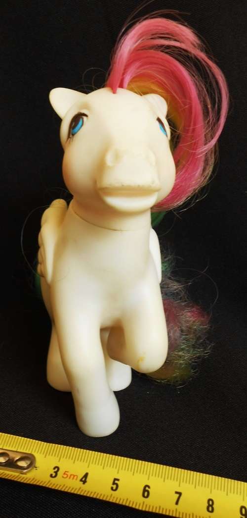 Vintage Rare My Little Pony 'Starshine' 'Neraida' Cream Pegasus Rainbow Pony 1983