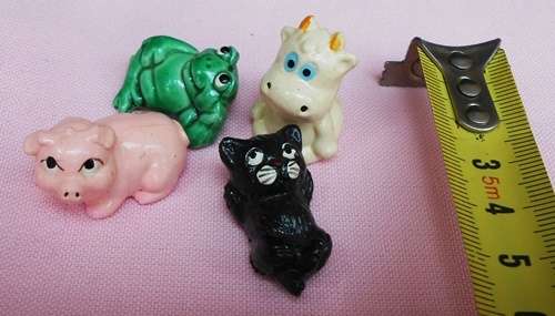 collectable small animal figures for printers tray