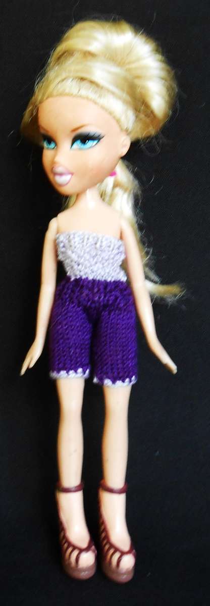 Collectable Bratz Doll Chloe in outfit knitted for her