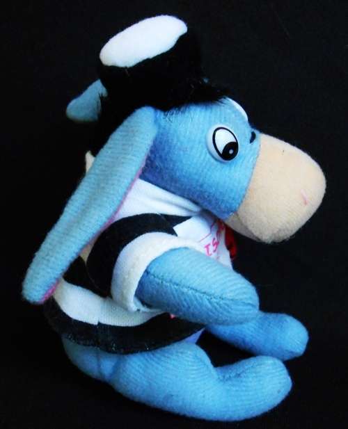 small Eeyore with Tshirt Prisoner of Love made for Woolworths DisneyTrademark