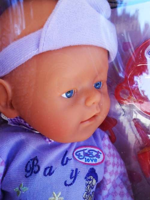 JuTu Baby Interactive Doll looks like Baby Born Doll