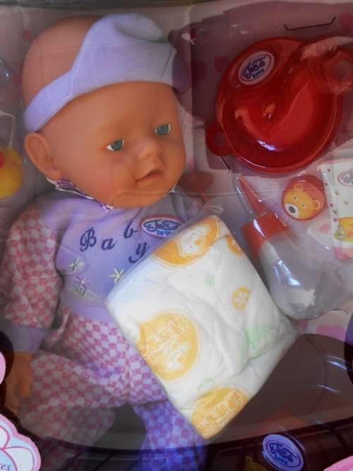 JuTu Baby Interactive Doll looks like Baby Born Doll
