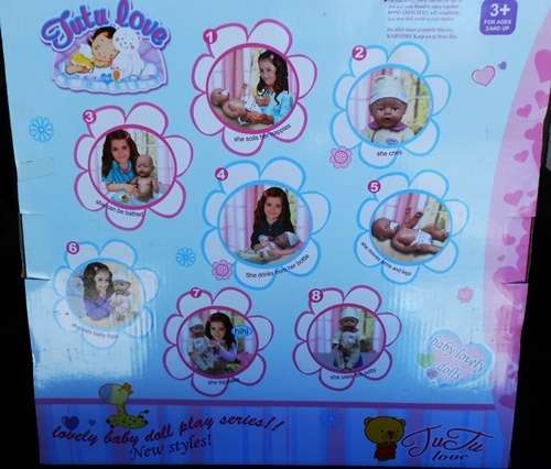 JuTu Baby Interactive Doll looks like Baby Born Doll