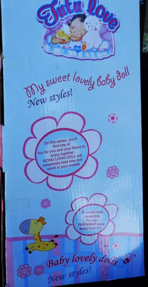 JuTu Baby Interactive Doll looks like Baby Born Doll