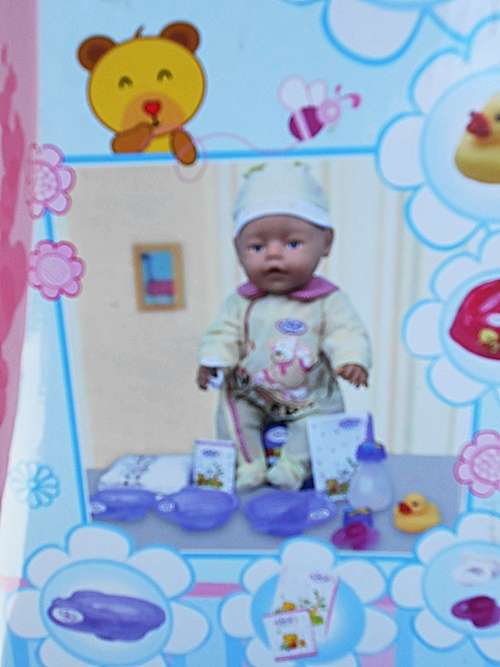 JuTu Baby Interactive Doll looks like Baby Born Doll