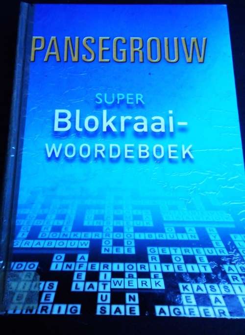 Pansegrouw Super Blokraai Woordeboek