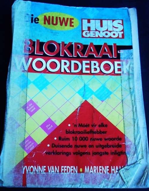 Die Nuwe Huisgenoot Blokraai-Woordeboek Yvonne van Eeden Marlene Hammann