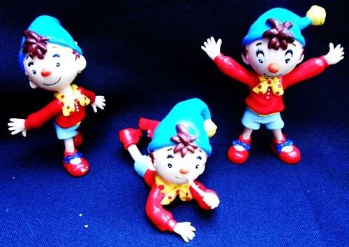 Noddy figures vintage  set of three