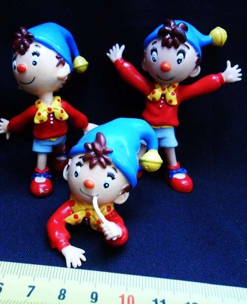 Noddy figures vintage  set of three