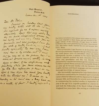 Africana Dear Dr Bolus C Louis  Leipoldt