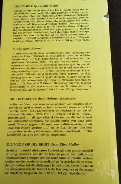 Africana Dear Dr Bolus C Louis  Leipoldt