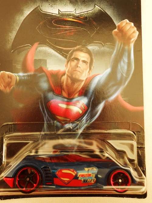 Hot Wheels Batman vs Superman Deco Car 7 cars complete set 1-7 new in packet