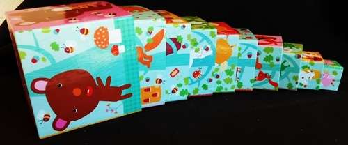 Stacking boxes educational  toy for babies from 12 months old