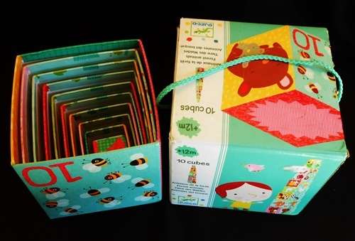 Stacking boxes educational  toy for babies from 12 months old