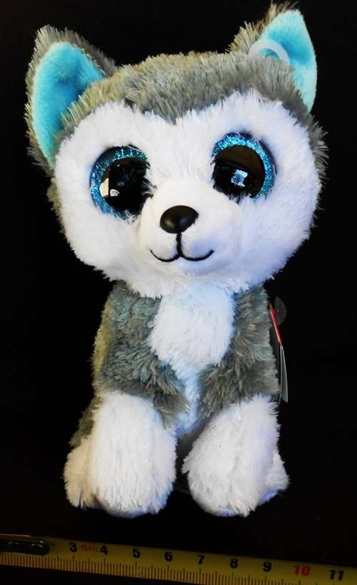 Ty Beanie Boos Slush the husky puppy plush toy