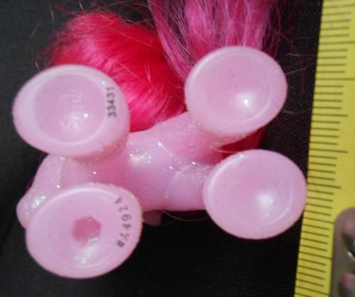 collectable my little pony glitter gimmick brushables pinkie pie