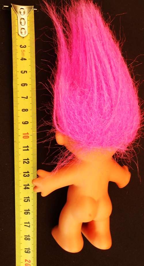 Vintage  Russ Troll from 1990 s with pink hair