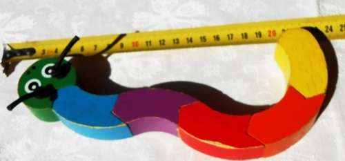 Melissa and Doug twist and change wooden caterpillar toy