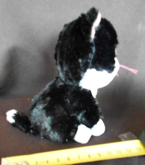 Ty Beanie Boos Pepper the black and white kitten