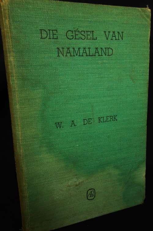 Die Gesel van Namaland deur W A de Klerk