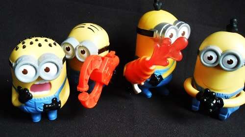 Minions four figures  made for McDonalds toys set two