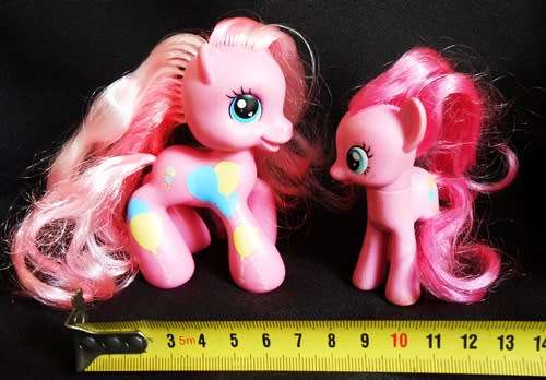 my little pony  two Pinkie Pie  ponies with balloon cutie marks