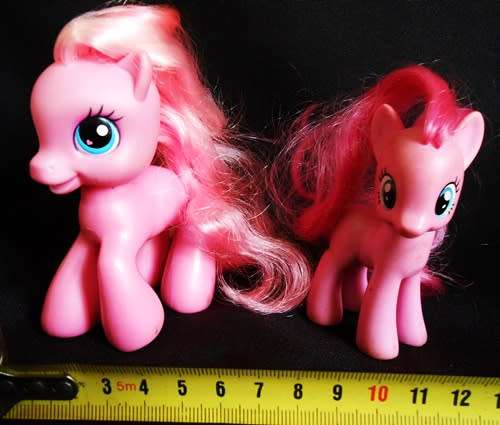 my little pony  two Pinkie Pie  ponies with balloon cutie marks