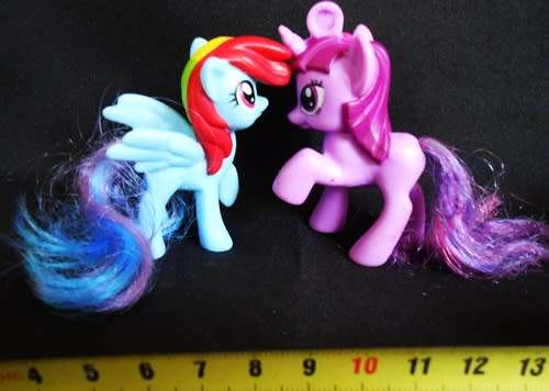 my little pony  two small  ponies made for McDonalds