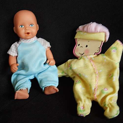 Mini New Born Baby doll by Simba with extra clothes