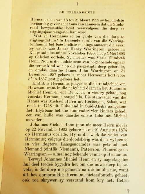 Klein Vaderland verdere sketse en verhale uit die Overberg deur c g s de villiers