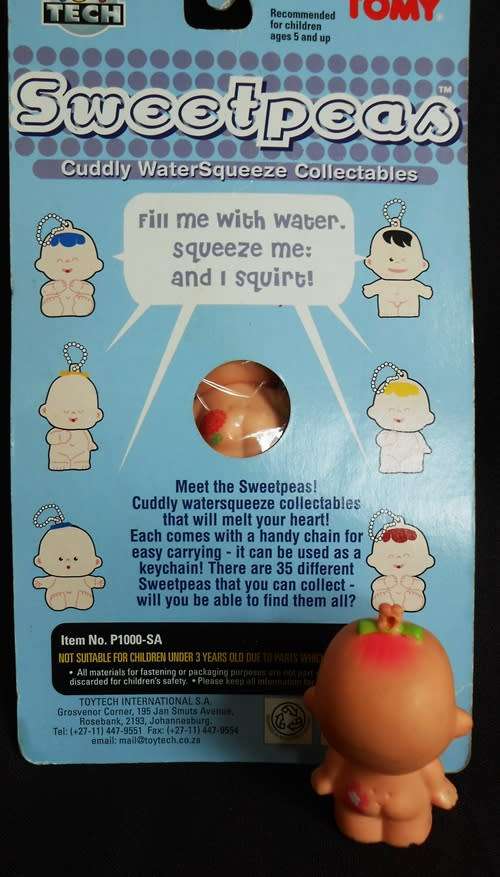 Sweetpeas Cuddly water squeeze collectable dolls two dolls