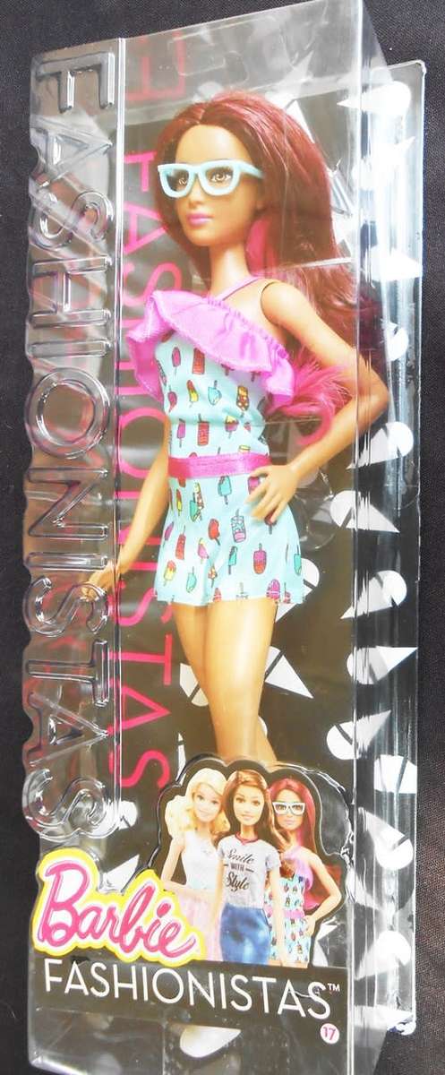 Collectable Barbie Fashionistas Doll 17 ice cream romper price reduced
