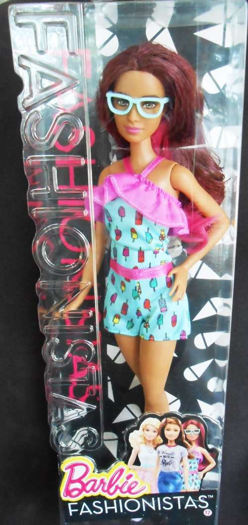 Collectable Barbie Fashionistas Doll 17 ice cream romper price reduced
