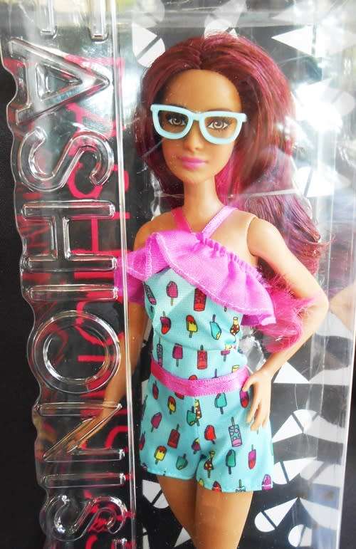 Collectable Barbie Fashionistas Doll 17 ice cream romper price reduced