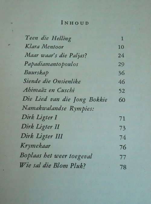 Teen die Helling deur Boerneef