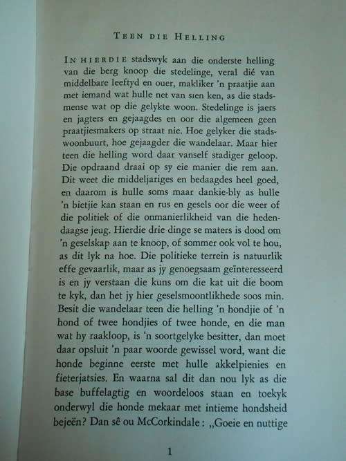 Teen die Helling deur Boerneef